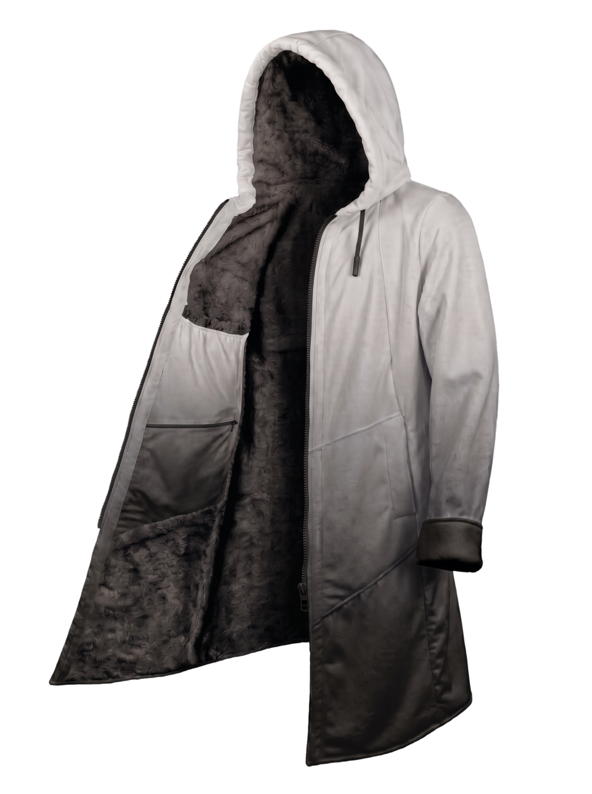 Grey Ombré Ultra Cloak