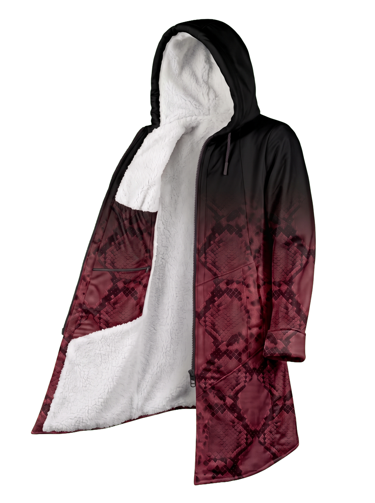 Red Snake Ombré Ultra Cloak