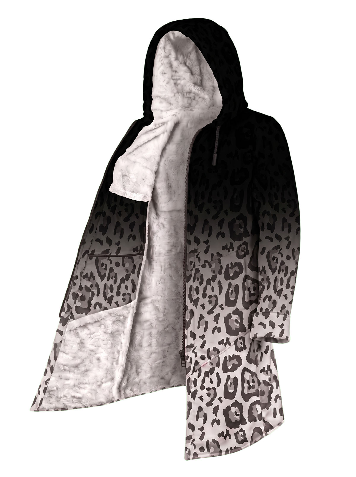 Snow Leopard Ombré Ultra Cloak