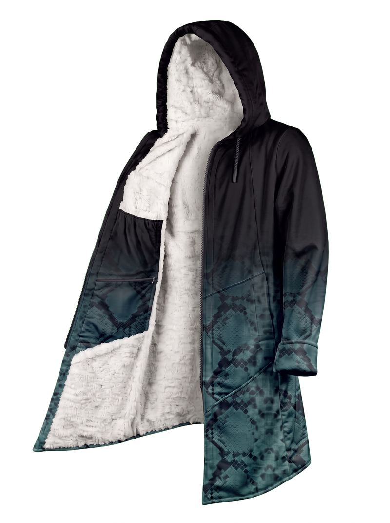 Teal Snake Ombré Ultra Cloak